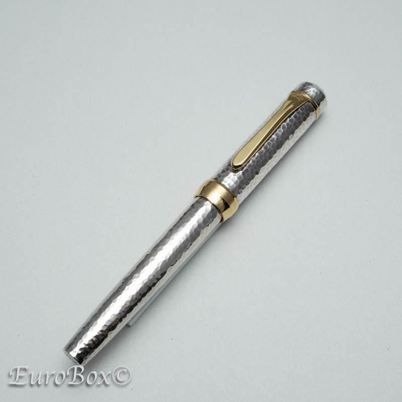 プラチナ 万年筆 銀無垢鍛金磨きPLATINUM Hammered Sterling Silver