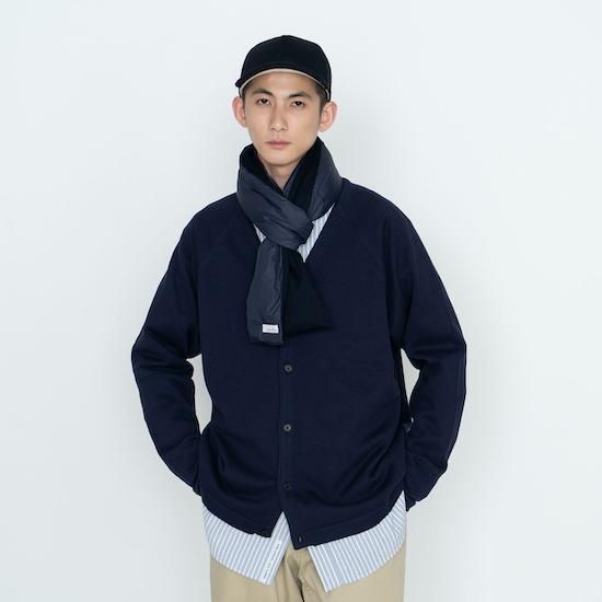 新品 ナナミカ 黒 光電子ダウンマフラー ユニセックス Down Muffler