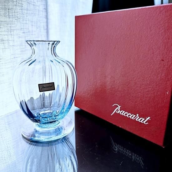 美しいバカラ アクアレーユの一輪挿し 【1990年以降】花瓶 - Baccarat