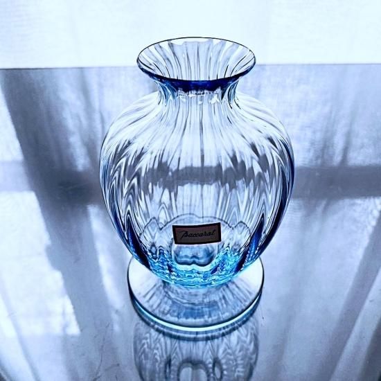 美しいバカラ アクアレーユの一輪挿し 【1990年以降】花瓶 - Baccarat