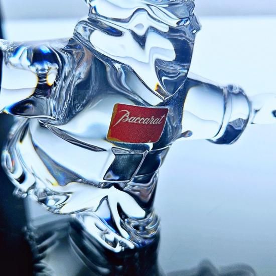 輝くオールドバカラ サンタクロースのクリスタルオブジェ【1936年以降