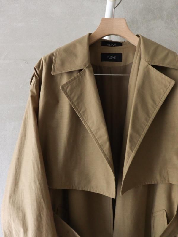 YLEVE（イレーヴ）NYLON COTTON LINEN TAFFETA CO（KHAKI）公式通販