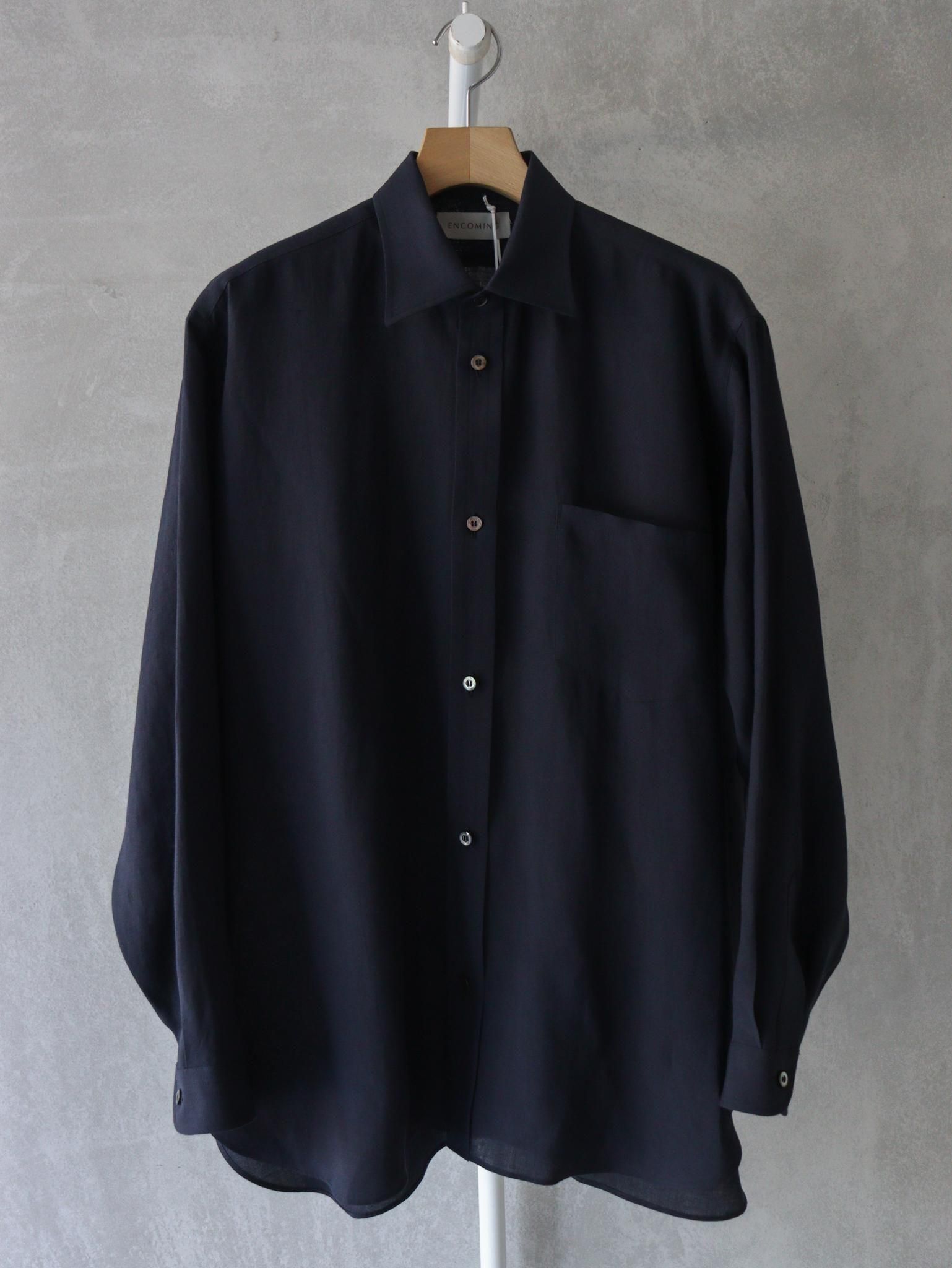 ENCOMING（インカミング）CLASSIC LONG SLEEVE SHIRT / NAVY 公式通販