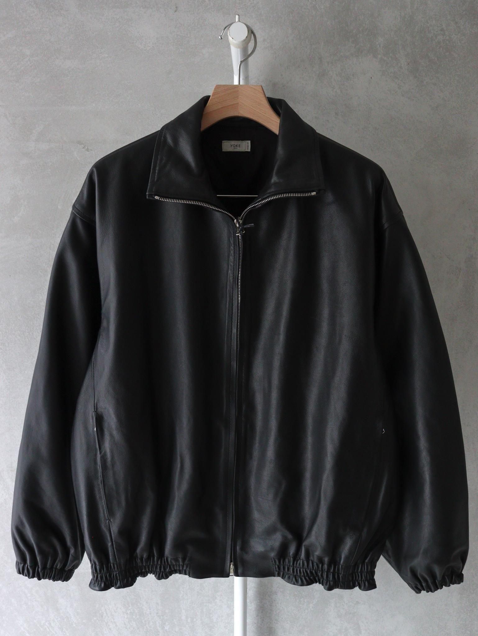 YOKE（ヨーク）Calf Leather Truck Jacket / BLACK 公式通販 | 1LDK