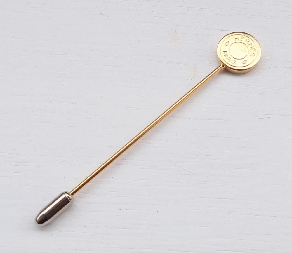 HERMES （ヴィンテージ エルメス） セリエ デザイン ラペル ピン