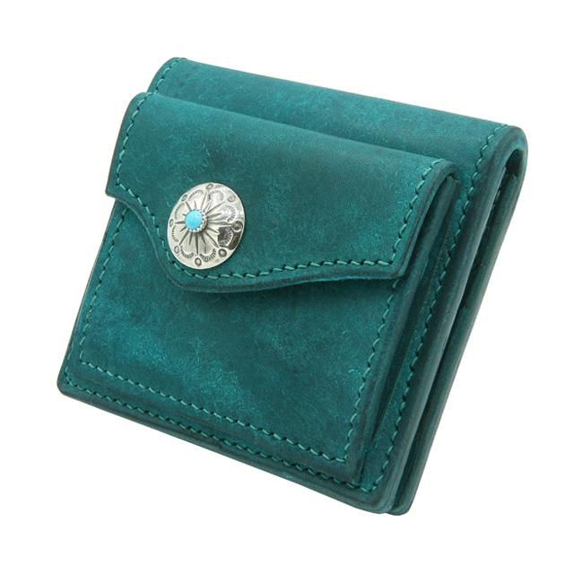 BELAKE ミニ財布 Virgilio Margot turquoise blue mini wallet