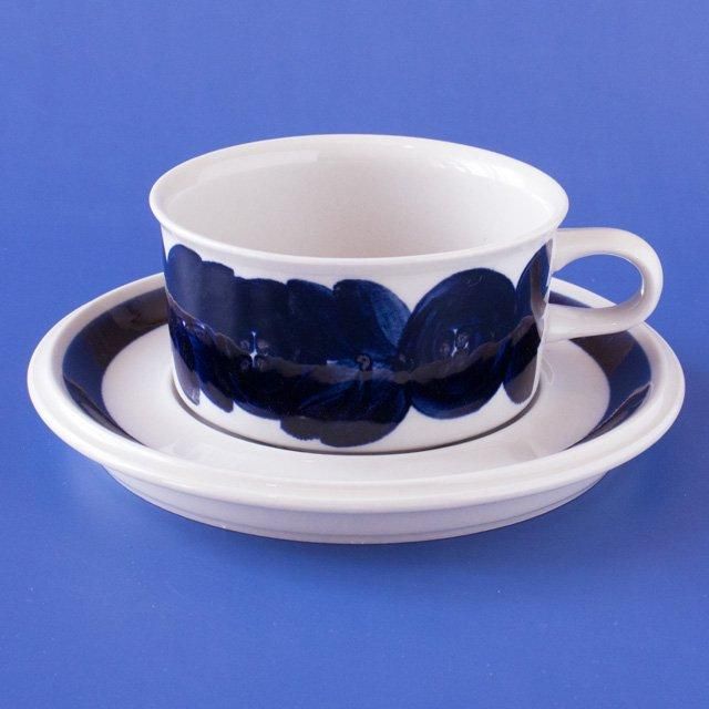 ARABIA Anemone アラビア アネモネ ティーカップ＆ソーサー（Vintage