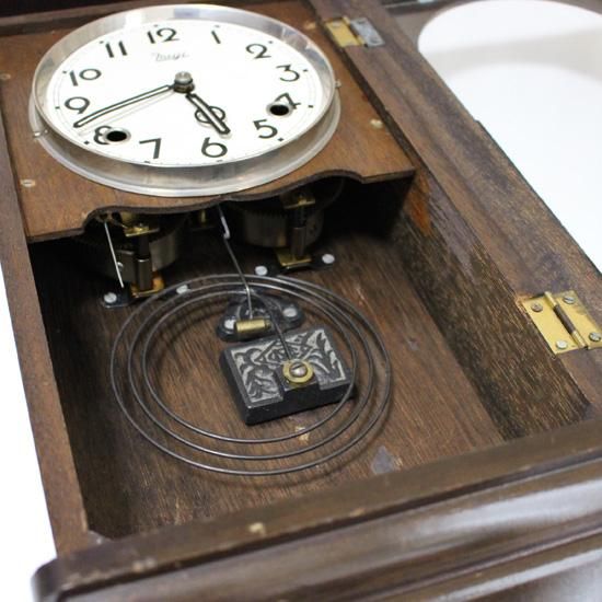 壁掛け振子時計 | 明治時計社製 - レア物・骨董・アンティーク｜レトロ