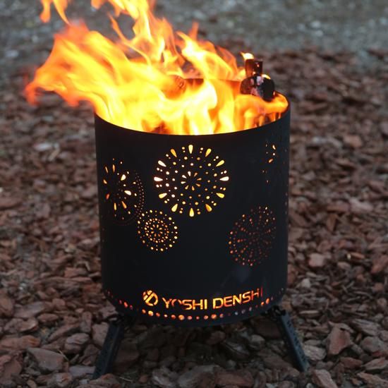 グランピングストーブ(M)＋薪入れ五徳(M)セット - YD Outdoor -公式