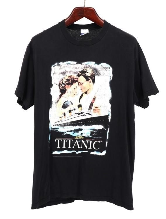 古着 90's TITANIC タイタニック FREEZE 映画 Tシャツ / メンズXL相当