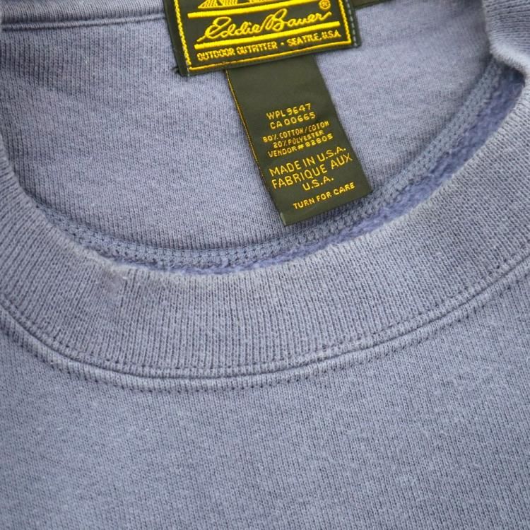 古着 80~90's USA製 Eddie Bauer エディーバウアー 黒 ピラミッドタグ
