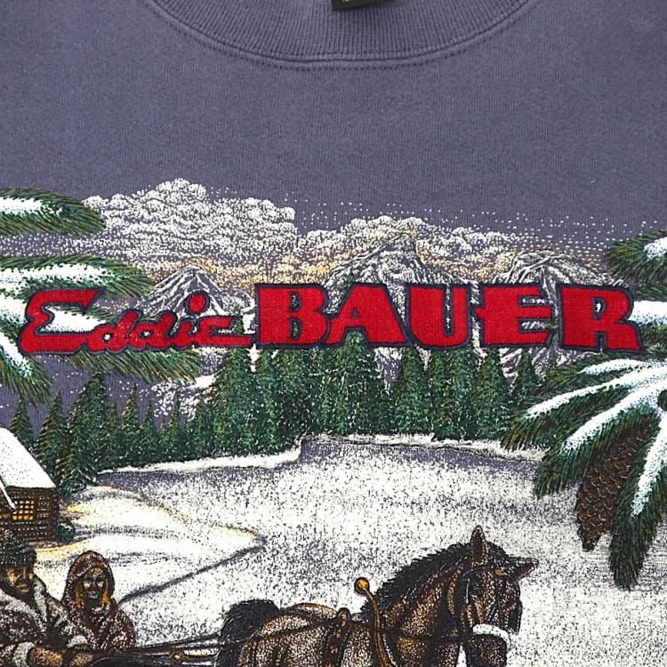 古着 80~90's USA製 Eddie Bauer エディーバウアー 黒 ピラミッドタグ