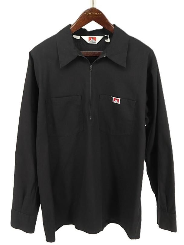 古着 90's USA製 BEN DAVIS ベンデイビス プルオーバー ハーフジップ