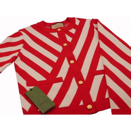 GUCCIストライプカーディガン|新品 - lia makana