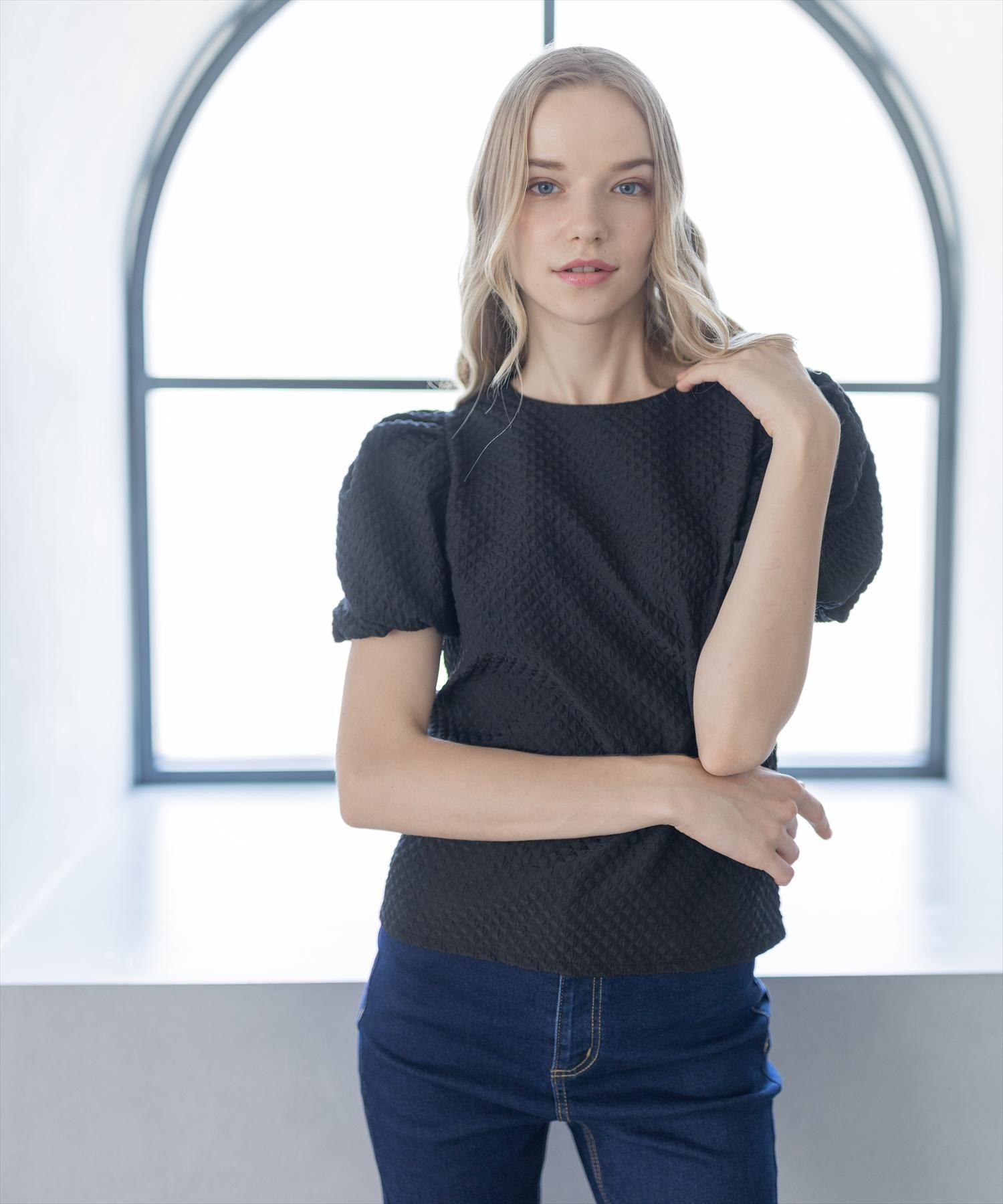 SALE/30%OFF》ブークレパフスリーブトップス - STAY MOTION(ステイ