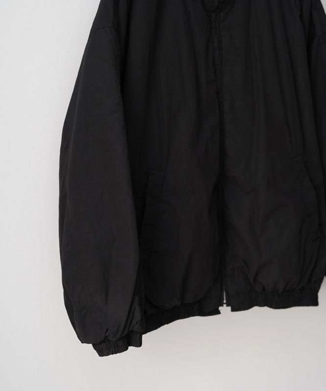 ssstein】WINDPROOF NYLON PADDED JACKET BLACK - WASTE