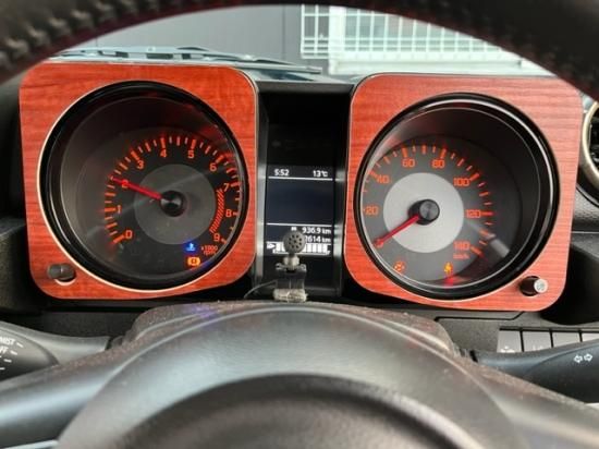 JB64/74 ジムニー（シエラ） ウッド調 メーターパネル 3点セット