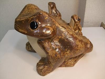 カエル(20号) - 常滑焼 陶器 陶磁器 販売・通販 豊和製陶