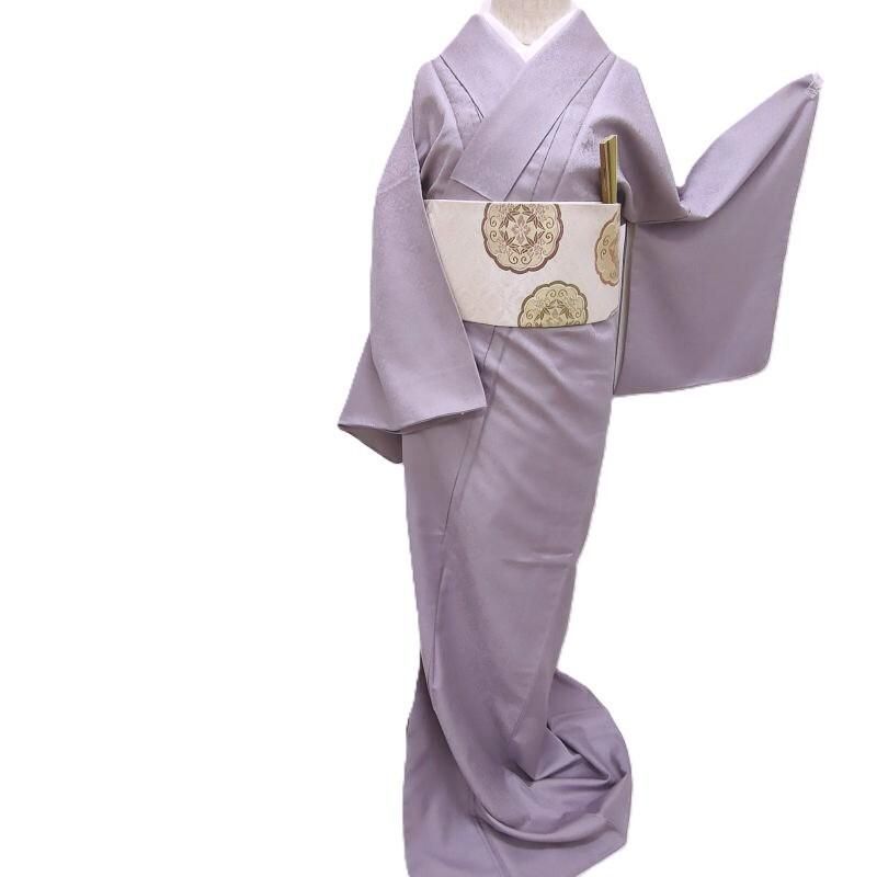 新春初売り20%OFF】色無地 紋意匠織 薄色 菱格子紋 フォーマル 式事