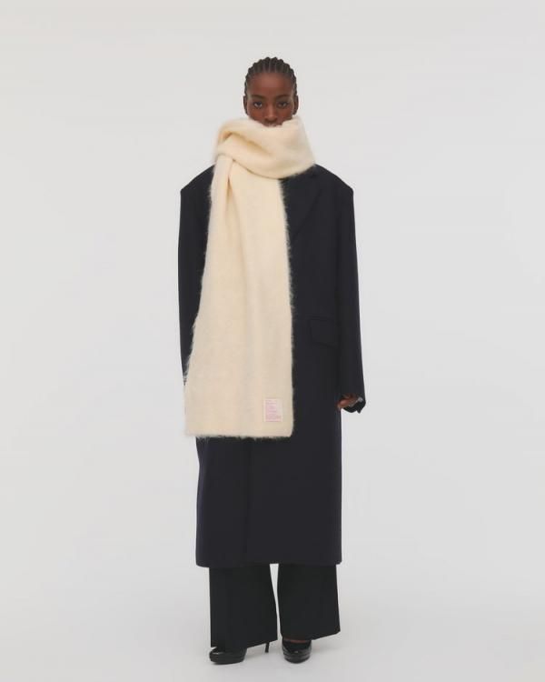 MUFFLER L (Eggshell) - ieefar(イーファー) | Official Online Shop