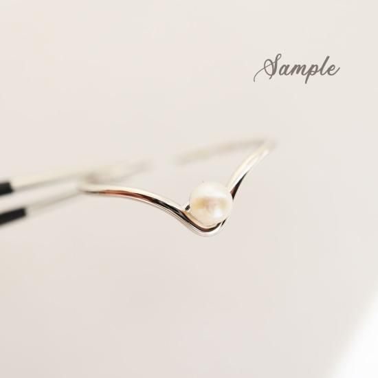 SV925 スターリングシルバー | V字オープンリング - アクセサリー