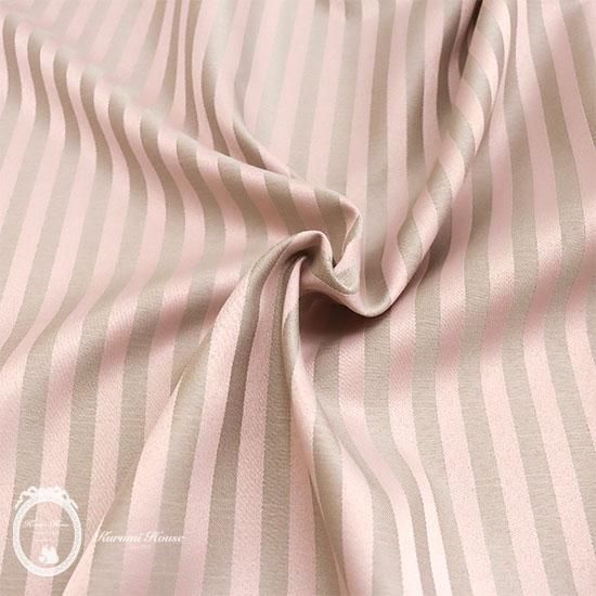 シャイニーストライプ【ピンクグレー】 - 生地・布・輸入生地の通販