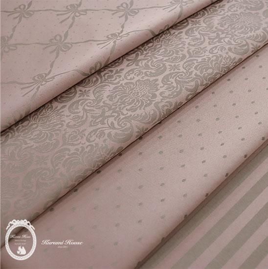 シャイニーストライプ【ピンクグレー】 - 生地・布・輸入生地の通販