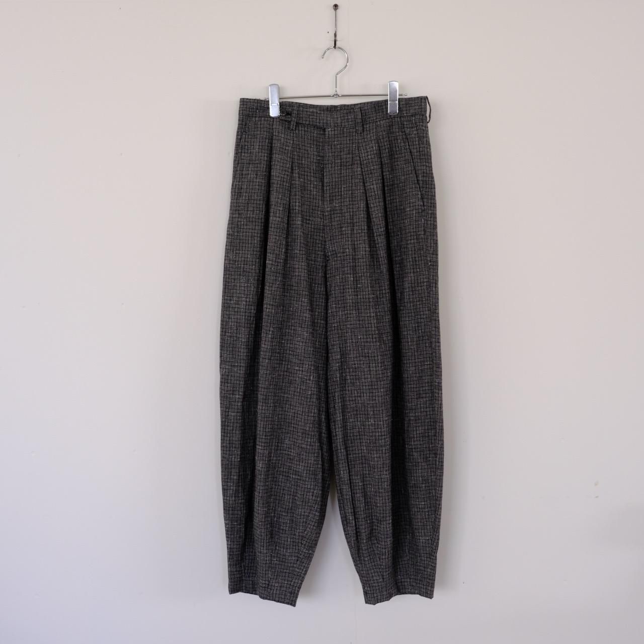 m's braque(エムズ ブラック) /NEW HAREM PANTS(BLACK&BEIGE)