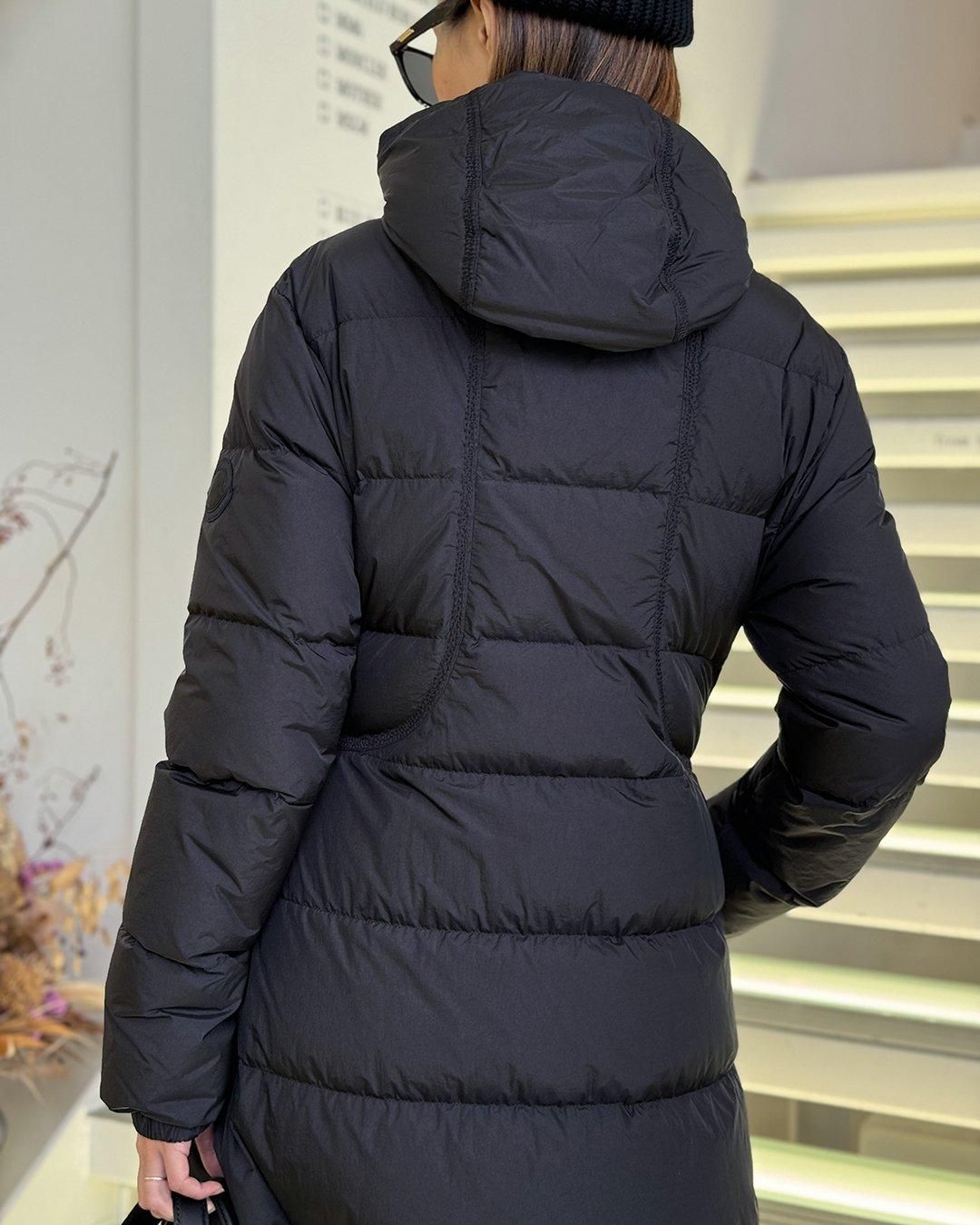 MONCLER GRENOBLE FEMME｜IDOCRASE LONG COAT｜BLACK｜2024秋冬