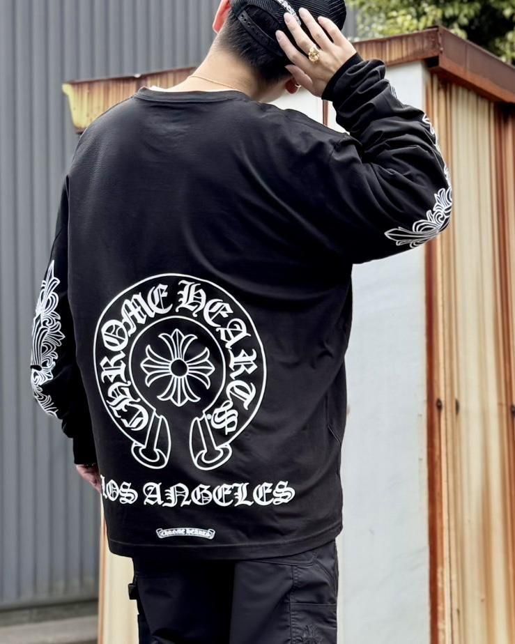 L.A 限定】CHROME HEARTS ｜ LS TEE LA-5｜BLACK｜2025