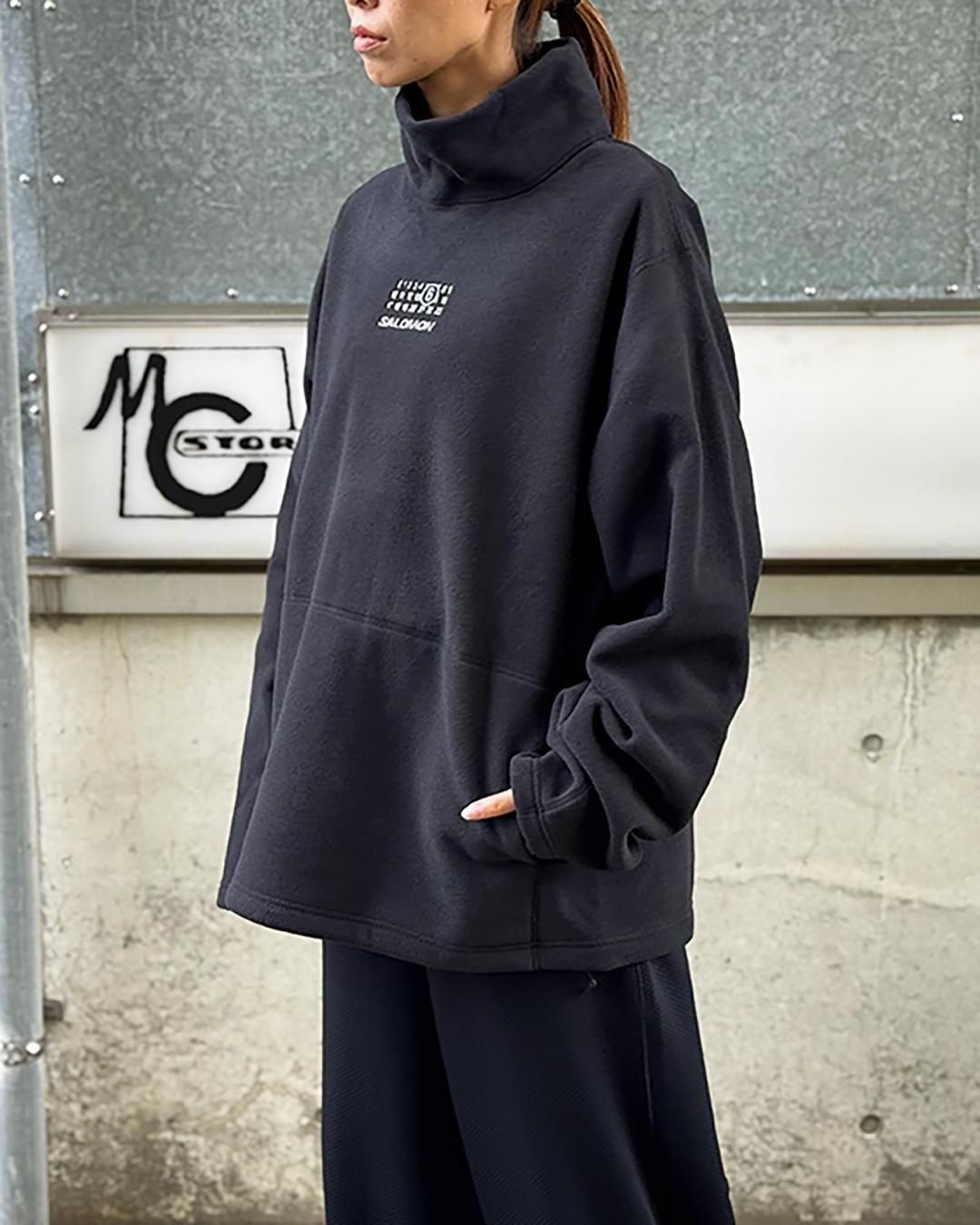 MM6 メゾンマルジェラ × サロモン｜ハイネック フリース プルオーバー