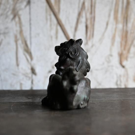 津田大壽 ｜ 獅子 古作 | 銅製置物