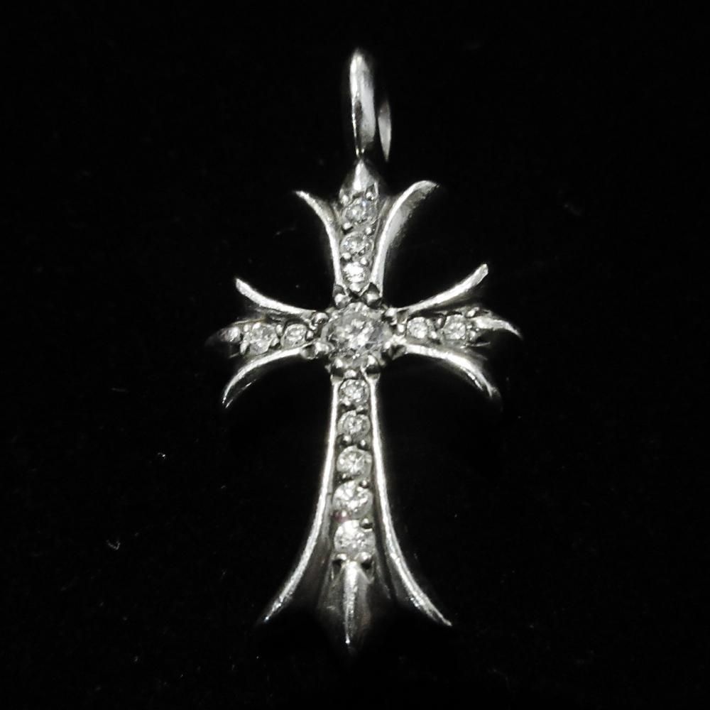 CHROME HEARTS TNY CRSF P DMND タイニーファットクロス PAVEダイヤ