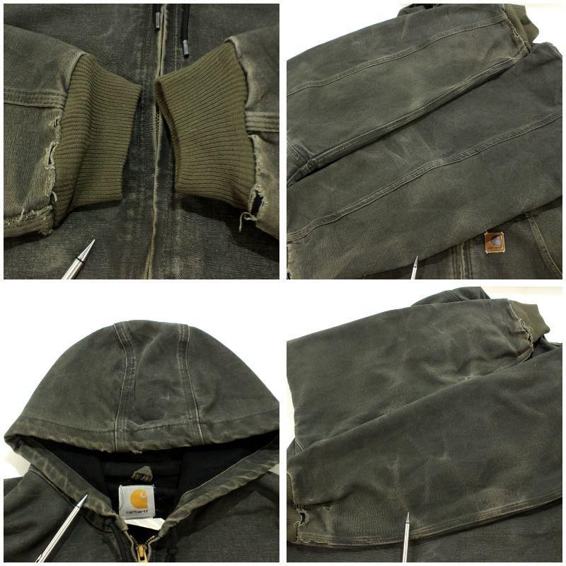 00s Carhartt MOS アクティブパーカー ダック ジャケット メンズ 表記