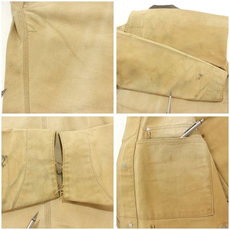 90s vintage Carhartt ミシガンチョアコート 裏地なし ダック