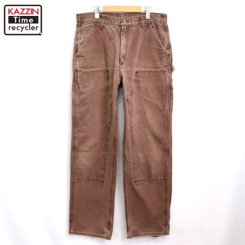 00s USA製 Carhartt ダブルニー ダック ペインターパンツ メンズ 表記