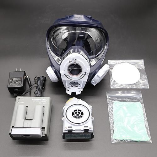 重松 電動ﾌｧﾝ付呼吸用保護具全面 SY185H - サンビック株式会社