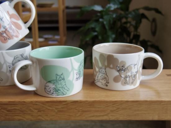 内村七生 Catマグカップ Blue - miageru.