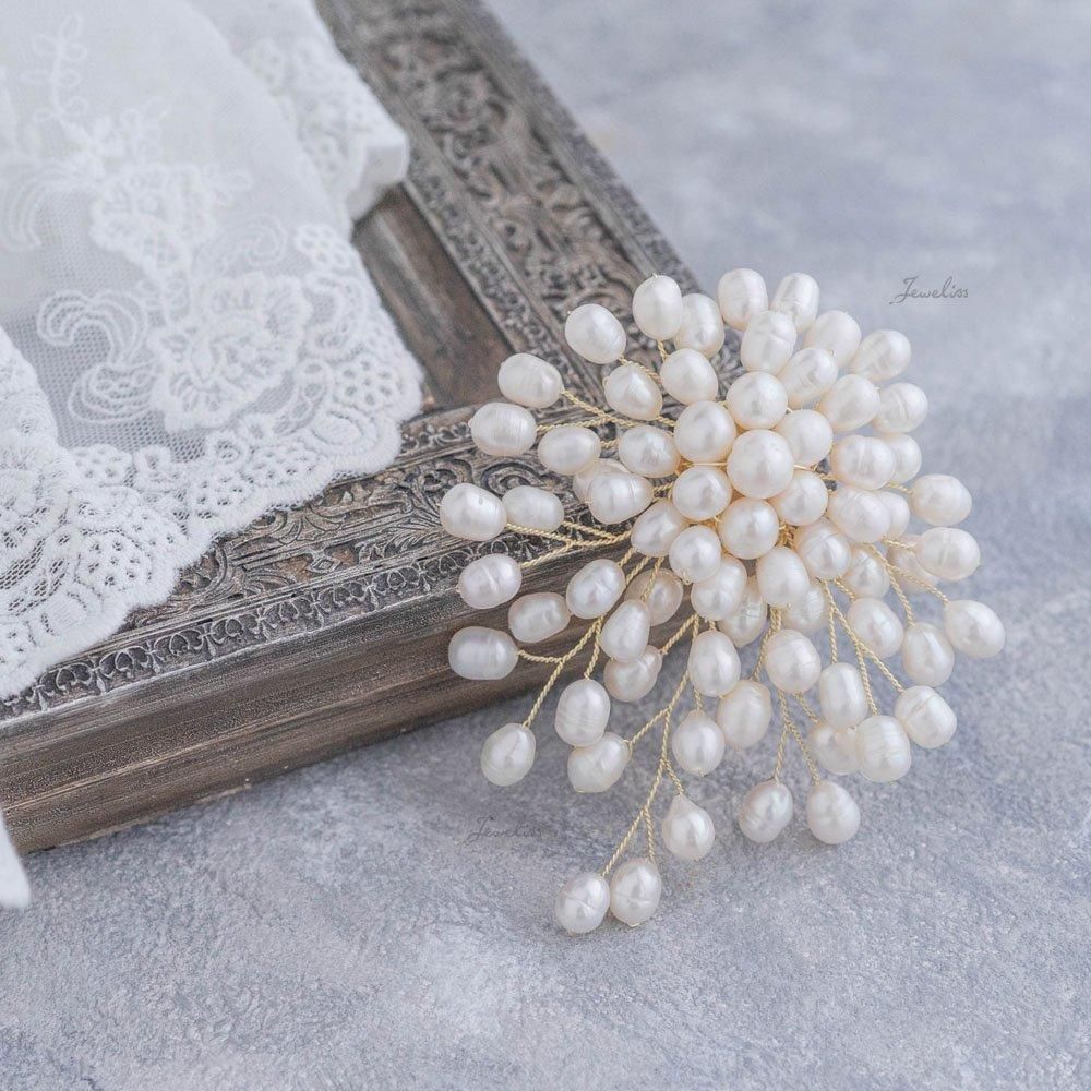 Jeweliss アフロディテ 淡水 パール ブローチ ジュエリス | 大人に