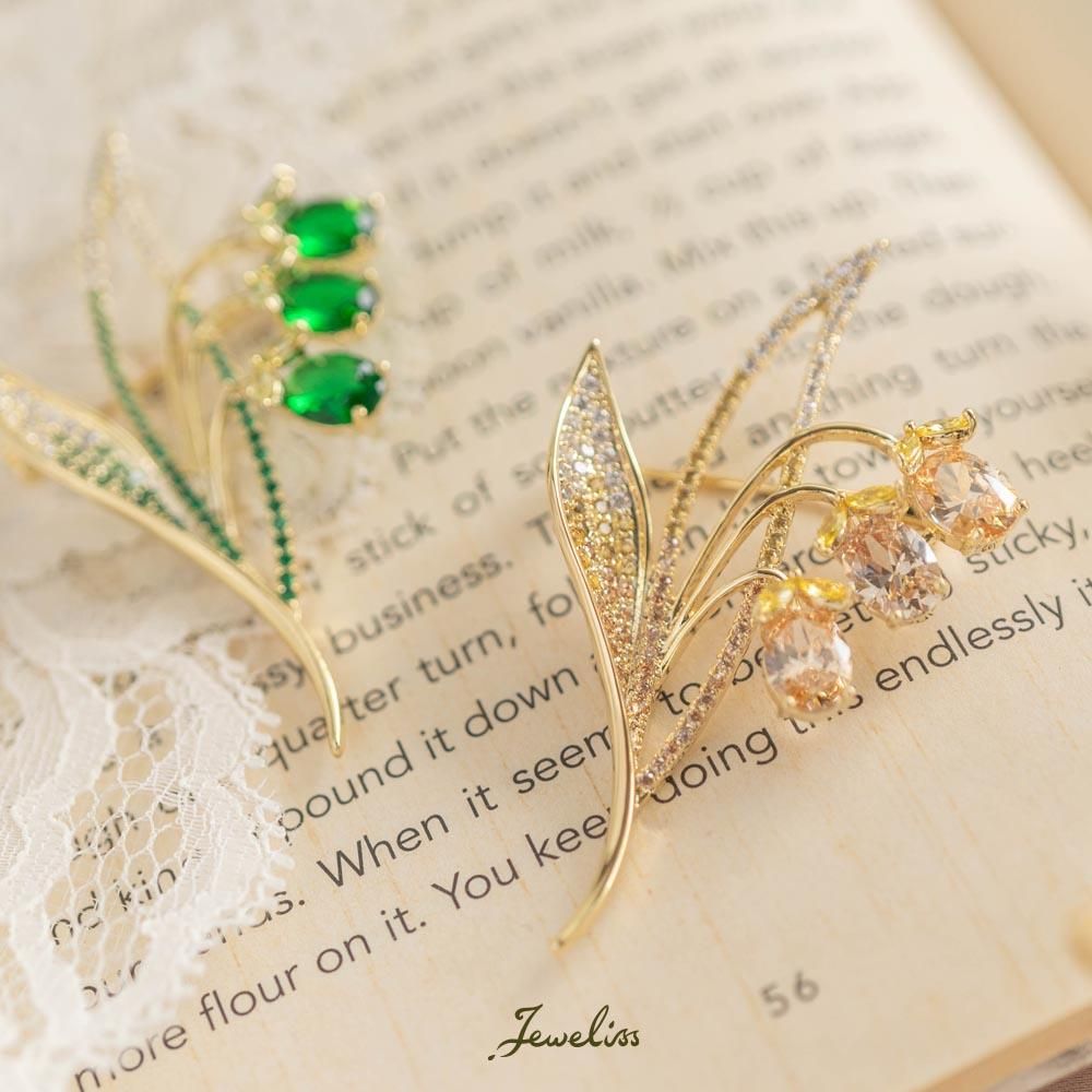 Jeweliss ブローチ スズラン レイ ray すずらん 鈴蘭 花 おしゃれ