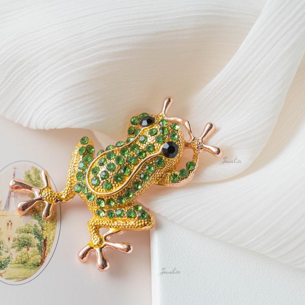 Jeweliss ラーナ Rana カエル ブローチ ジュエリス 公式 ブローチ専門