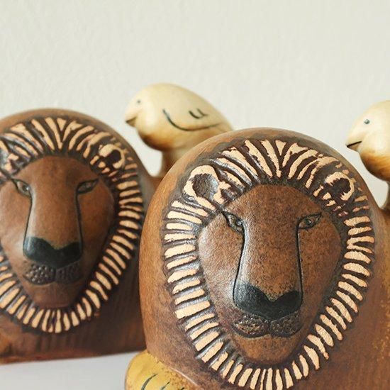 Lisa Larson（リサ・ラーソン）LION WITH BIRD ／ ライオンと鳥 H13