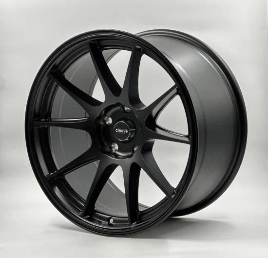 CLEAVE RACING FL53 18x9.5J +18 5H-100 ガンメタ/マシンド 4本セット