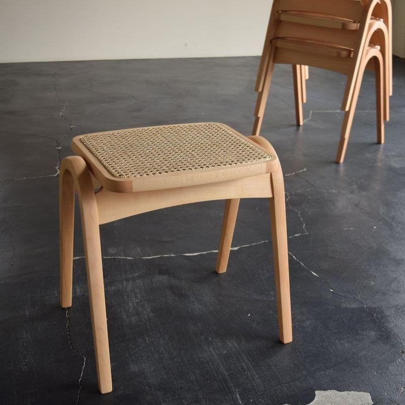 NO.202スツール | 藤座面/オイル塗装 別注タイプ | VOGUE JAPAN掲載