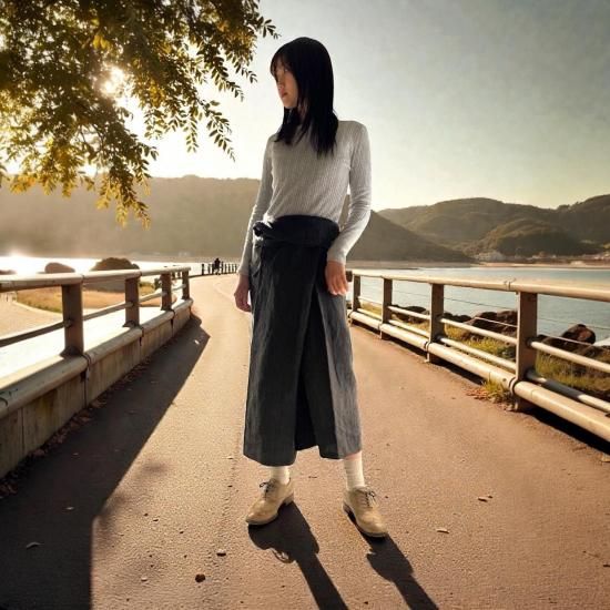 タイパンツ | リネンヘンプ | 備長炭染め - 天然素材のナチュラル服