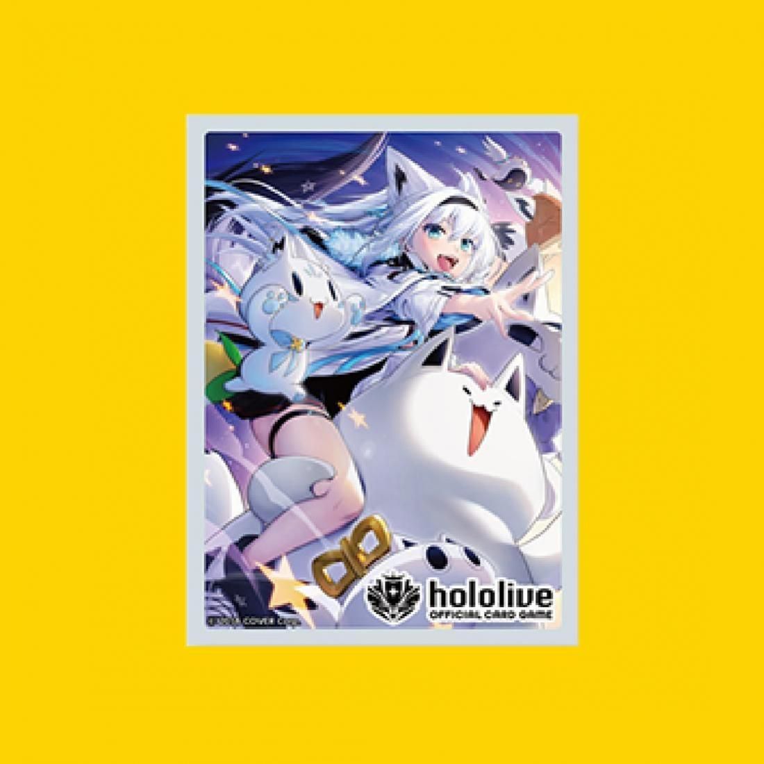 ホロライブOCG オフィシャルホロカスリーブ (白上フブキ) - トレカ