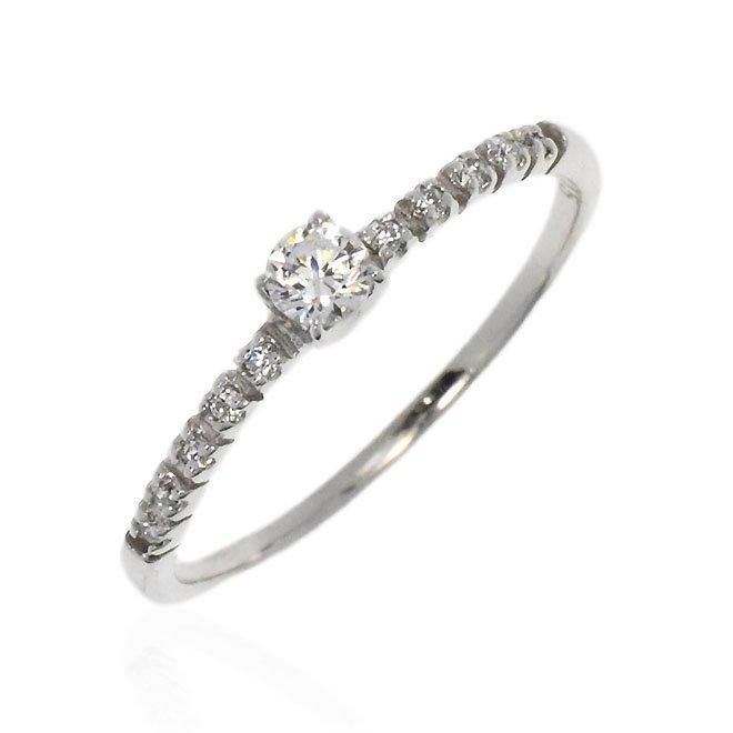 ZEXIMO公式】【期間限定セール】 婚約指輪 天然ダイヤモンド0.15ct