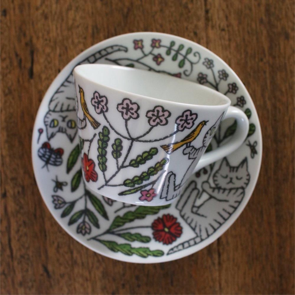 入荷未定】Larry カップ＆ソーサー／鹿児島睦 - うつわとくらしの道具