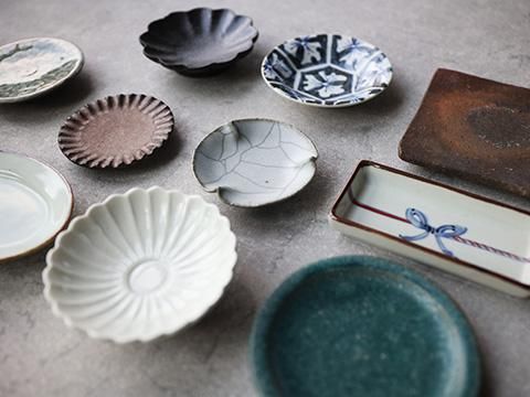 大原拓也アンティークゴールド八角長角皿 - 暮らすうつわ とうもん