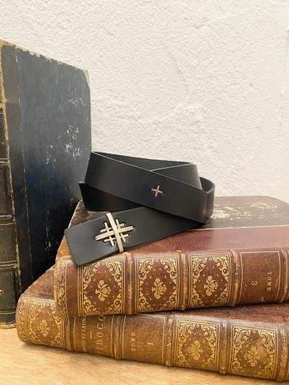 m.a＋ (エムエークロス) Double Cross Buckle Medium Belt (EX+1D)